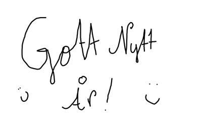 Gott nytt år!